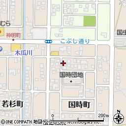 福井県大野市国時町312周辺の地図