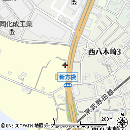 埼玉県春日部市新方袋537周辺の地図