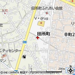 福井県鯖江市田所町周辺の地図