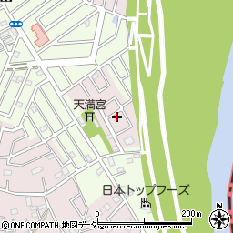 埼玉県春日部市東中野1568周辺の地図