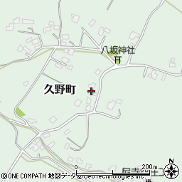 茨城県牛久市久野町2350周辺の地図