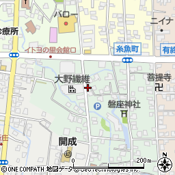 福井県大野市糸魚町周辺の地図