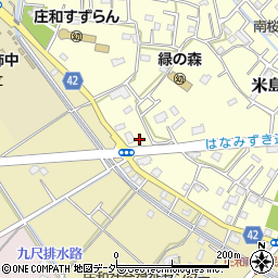 埼玉県春日部市米島102周辺の地図