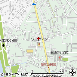 埼玉県春日部市藤塚1284周辺の地図