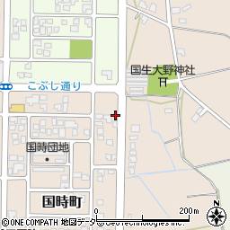 福井県大野市国時町502周辺の地図