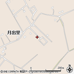 茨城県稲敷市月出里273-104周辺の地図