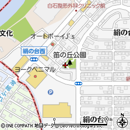 茨城県つくばみらい市絹の台3丁目28周辺の地図