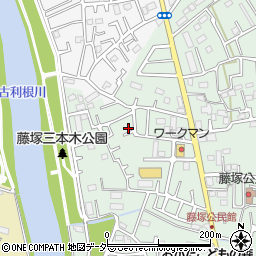 埼玉県春日部市藤塚1306周辺の地図
