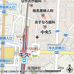 駅前創作酒場ケイジ周辺の地図