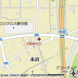 埼玉県春日部市永沼1040周辺の地図