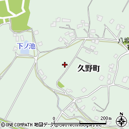 茨城県牛久市久野町2296周辺の地図
