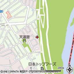 埼玉県春日部市東中野1579周辺の地図