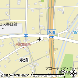 埼玉県春日部市永沼1049周辺の地図
