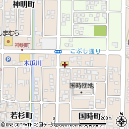 福井県大野市国時町109周辺の地図