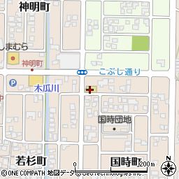 ティエス図書株式会社　勝木書店大野店周辺の地図