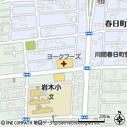 ヨークフーズ野田川間南店周辺の地図