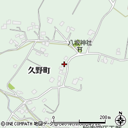 茨城県牛久市久野町2344周辺の地図