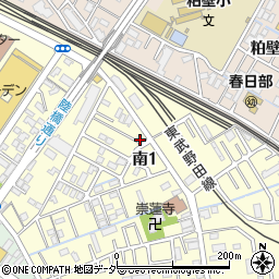 ヤクルト埼玉東部ヤクルト　販売春日部センター周辺の地図