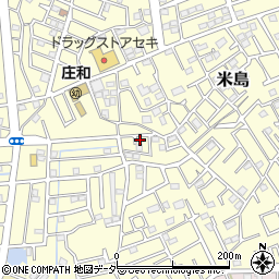 埼玉県春日部市米島895周辺の地図