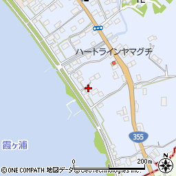 茨城県行方市富田41周辺の地図