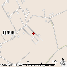 茨城県稲敷市月出里273-86周辺の地図