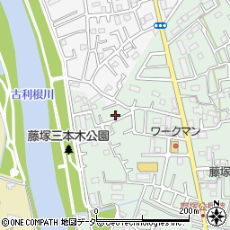埼玉県春日部市藤塚1305周辺の地図