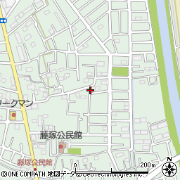 埼玉県春日部市藤塚1607周辺の地図