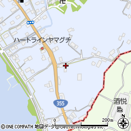 茨城県行方市富田1643周辺の地図