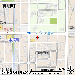 福井県大野市国時町112周辺の地図
