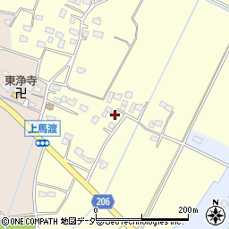 茨城県稲敷市上馬渡459周辺の地図