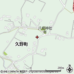 茨城県牛久市久野町2343周辺の地図