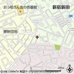 埼玉県春日部市新宿新田342周辺の地図