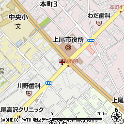 ＳＱＵＡＲＥ上尾周辺の地図