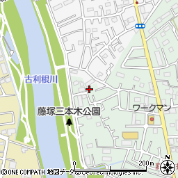 埼玉県春日部市藤塚1489周辺の地図