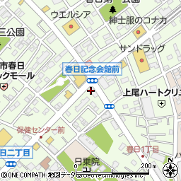 ペットのデパート東葛上尾店周辺の地図
