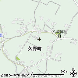 茨城県牛久市久野町2337周辺の地図