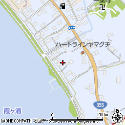 茨城県行方市富田52周辺の地図