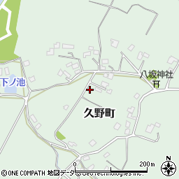 茨城県牛久市久野町2367周辺の地図