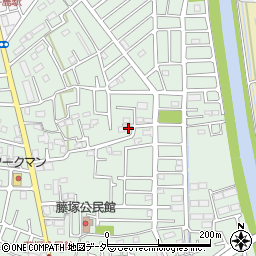 埼玉県春日部市藤塚1606周辺の地図