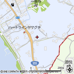 茨城県行方市富田254周辺の地図