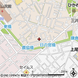 埼玉県上尾市二ツ宮713-13周辺の地図