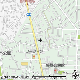 埼玉県春日部市藤塚1580周辺の地図