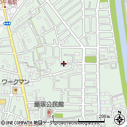 埼玉県春日部市藤塚1597周辺の地図