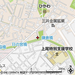 埼玉県上尾市二ツ宮621周辺の地図