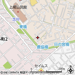 埼玉県上尾市二ツ宮729周辺の地図