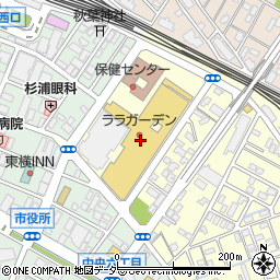 三井ショッピングパーク　ララガーデン春日部周辺の地図