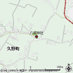 茨城県牛久市久野町2498周辺の地図