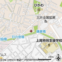 埼玉県上尾市二ツ宮620周辺の地図