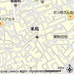 埼玉県春日部市米島861周辺の地図
