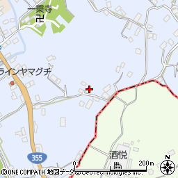 茨城県行方市富田1630周辺の地図